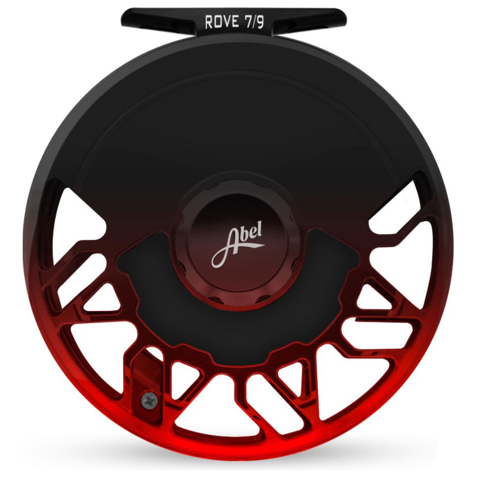 Abel Rove Reel Black Red Fade - Black Red Fade Image 01
