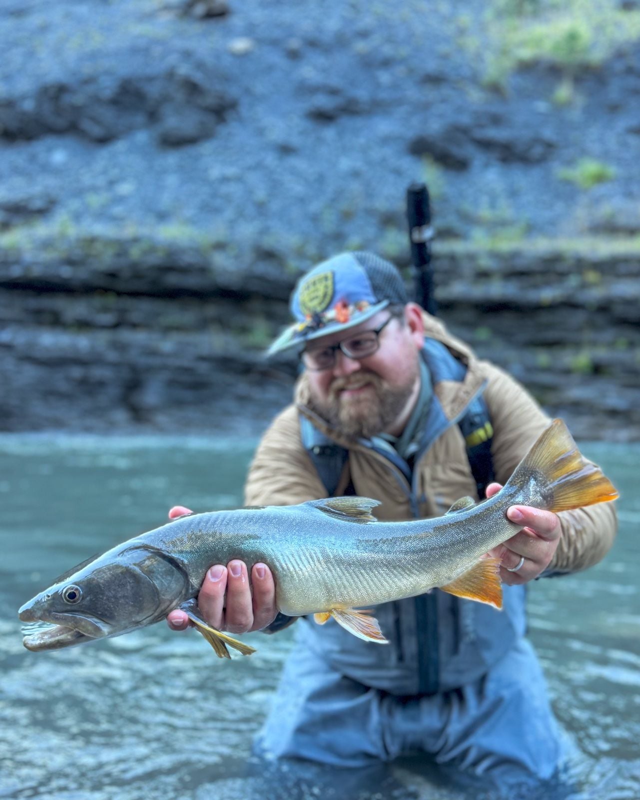Bull Trout caught at Alberta, Canada