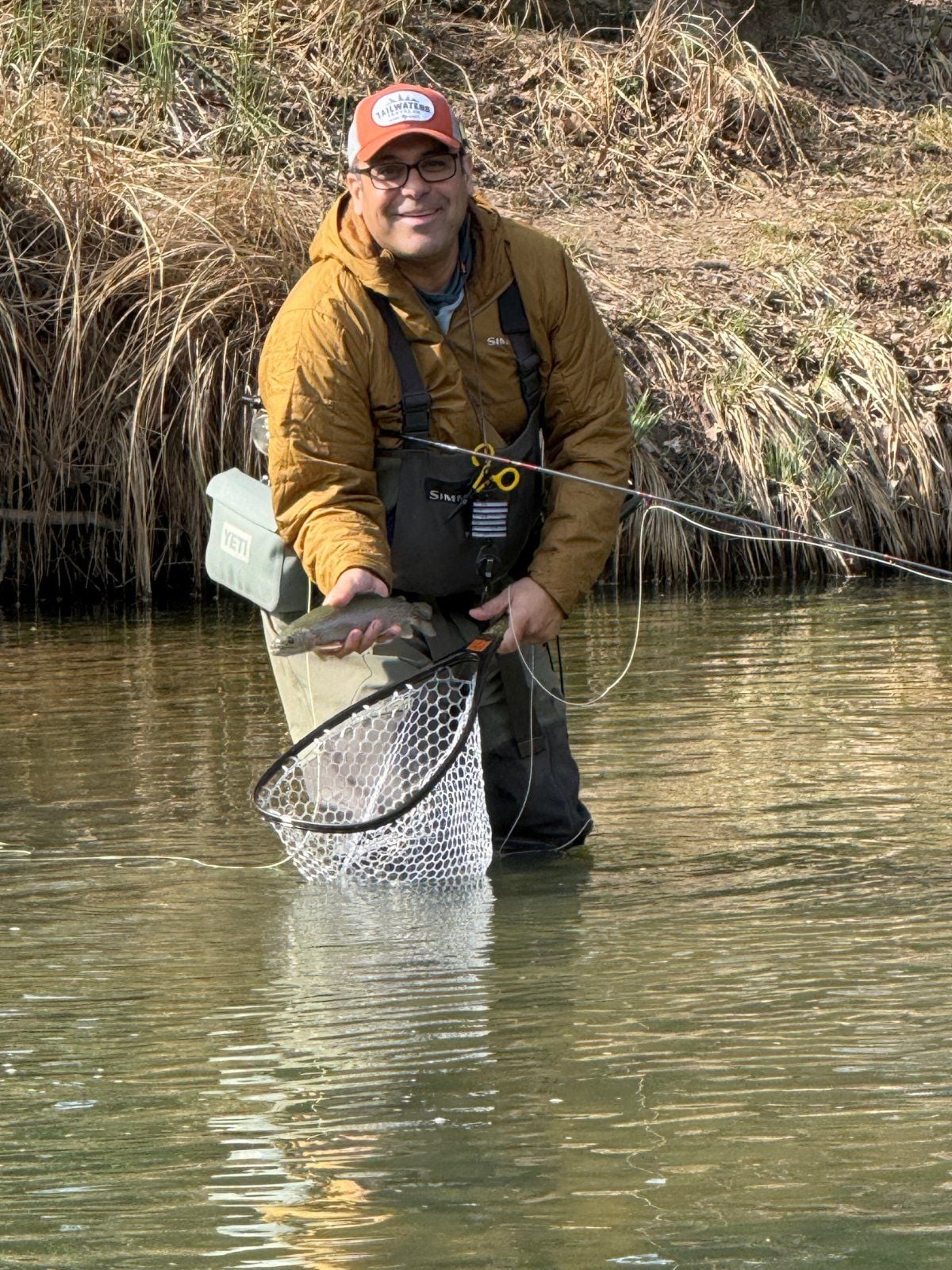 Rainbow Trout caught at Tishomingo, Oklahoma