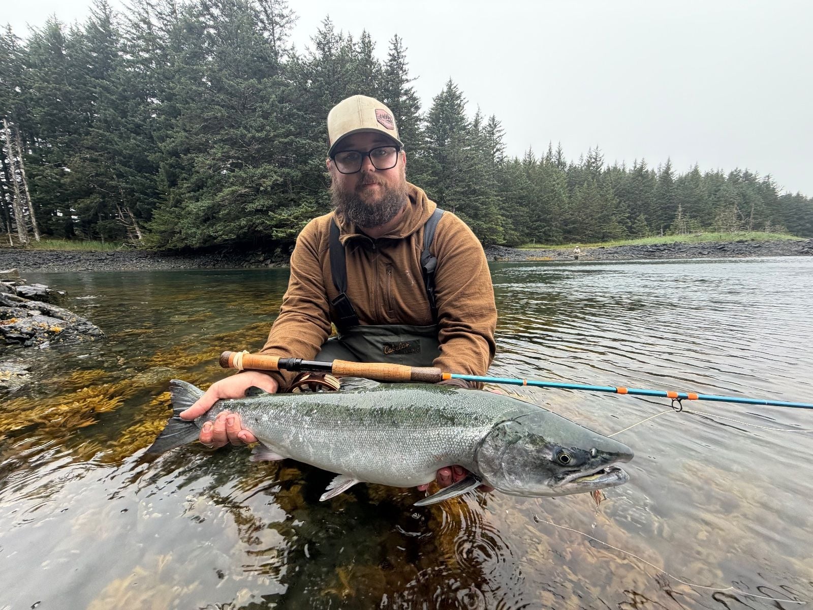 Coho Salmon caught at Kodiak, Alaska
