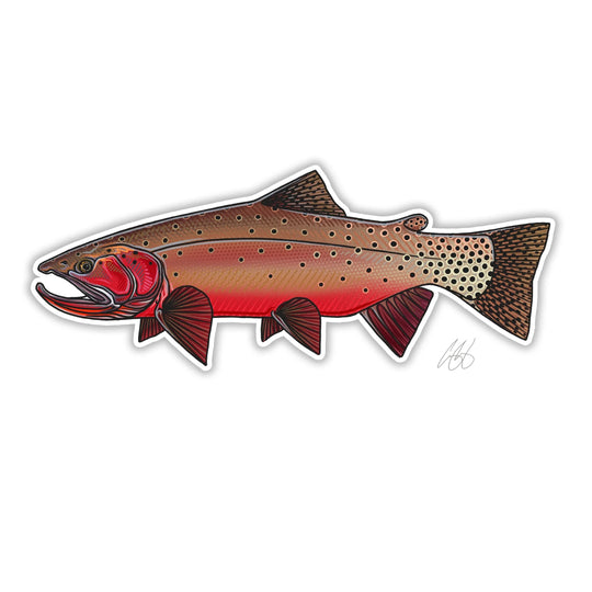 Casey Underwood Colorado River Cutthroat Decal, view 2