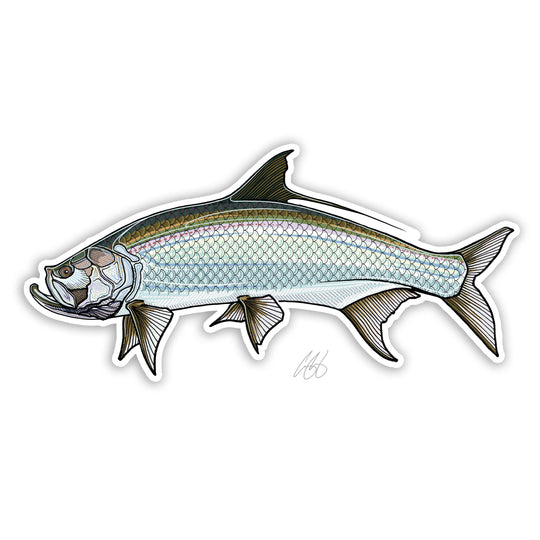 Casey Underwood Tarpon Decal | Tailwaters Fly Fishing