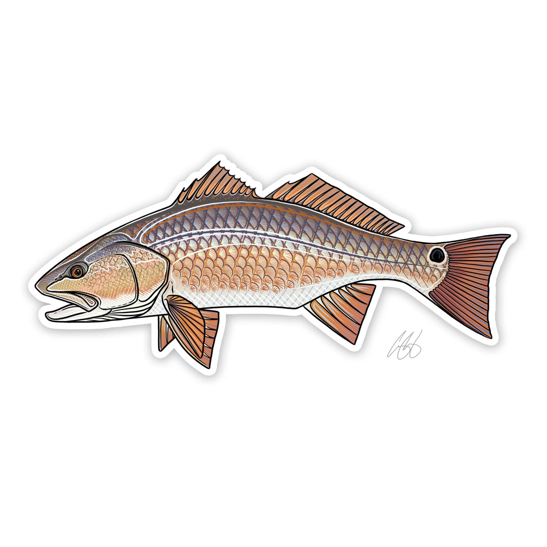 Casey Underwood Redfish Decal, view 2
