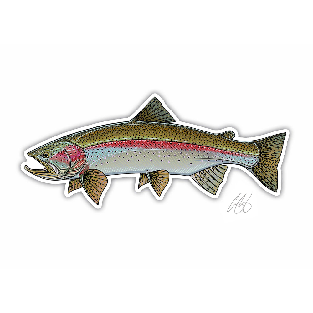Casey Underwood Rainbow Trout Decal, view 2