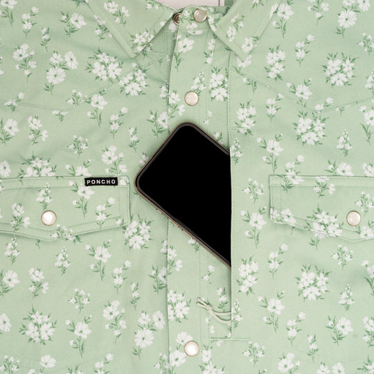 Poncho The Wild Bill Long Sleeve Shirt, view 4