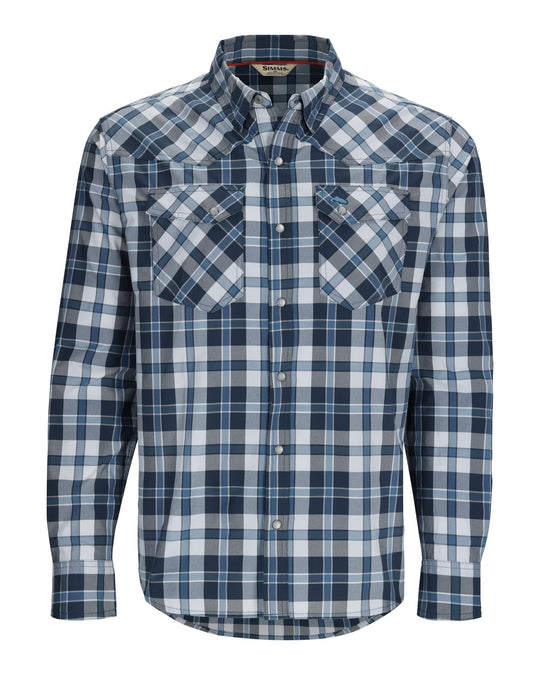 Simms Fishing M's Brackett LS Shirt - Sale, front view