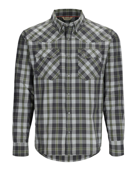 Simms Fishing M's Brackett LS Shirt - Sale, front view, view 3