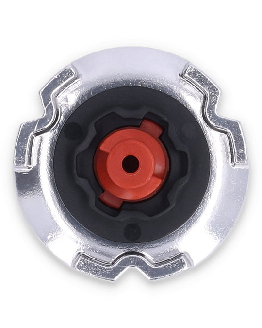 Simms G4 Pro Powerlock Cleats Aluminum, back view