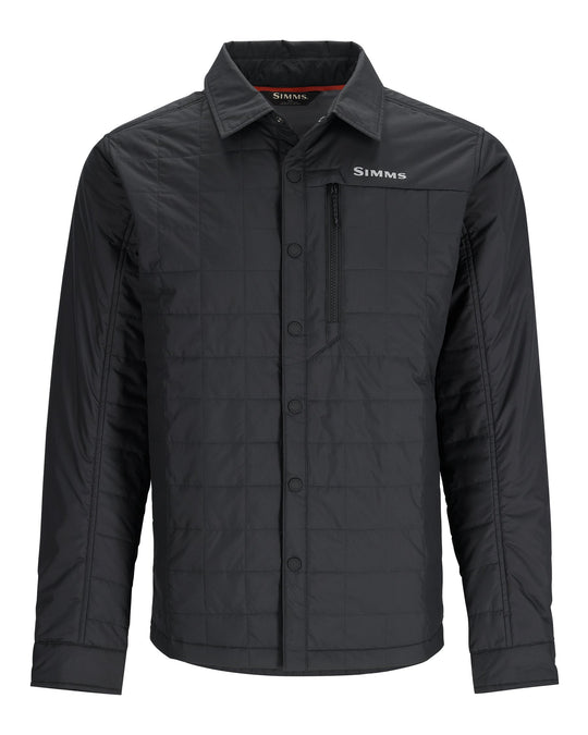 Simms Men's Fall Run Hybrid Hoody Sale, Black, front view