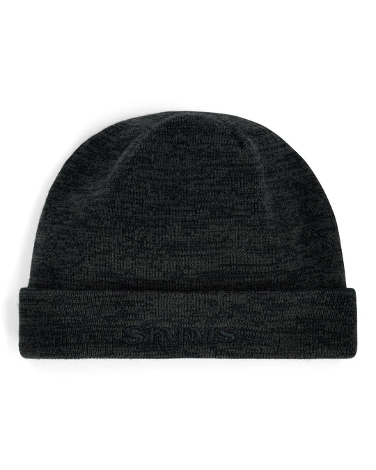 Simms WINDSTOPPER Beanie, Charcoal Heather, front view