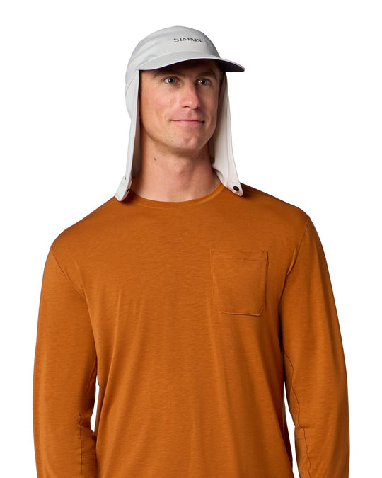 Simms Bugstopper SunShield Cap, front view, view 2