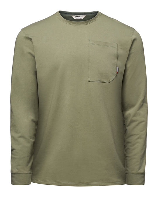 Simms Men's Harbor Hoody, Willow, front view