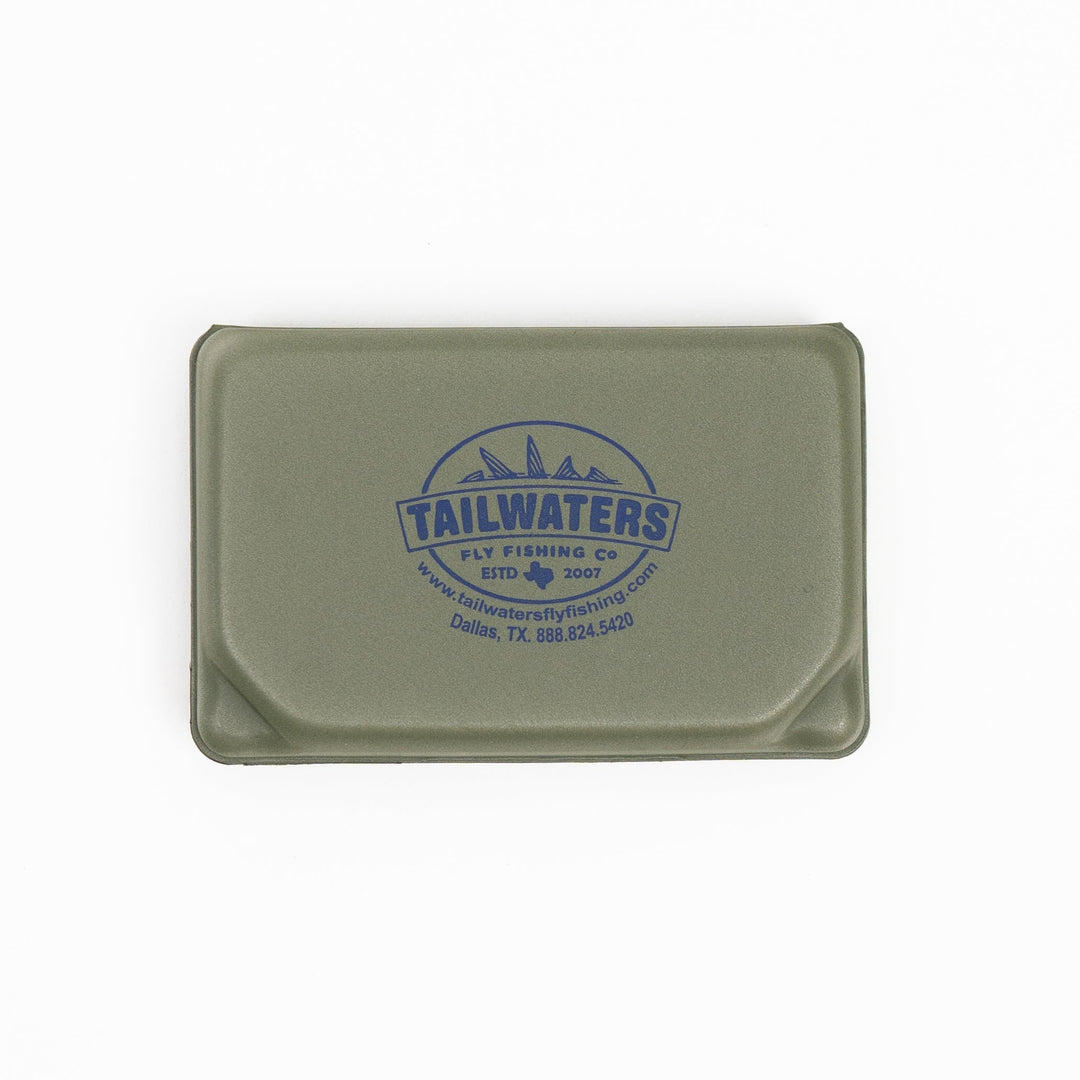 Tailwaters New Phase Standard Olive Green Eva Fly Box | Tailwaters Fly Fishing