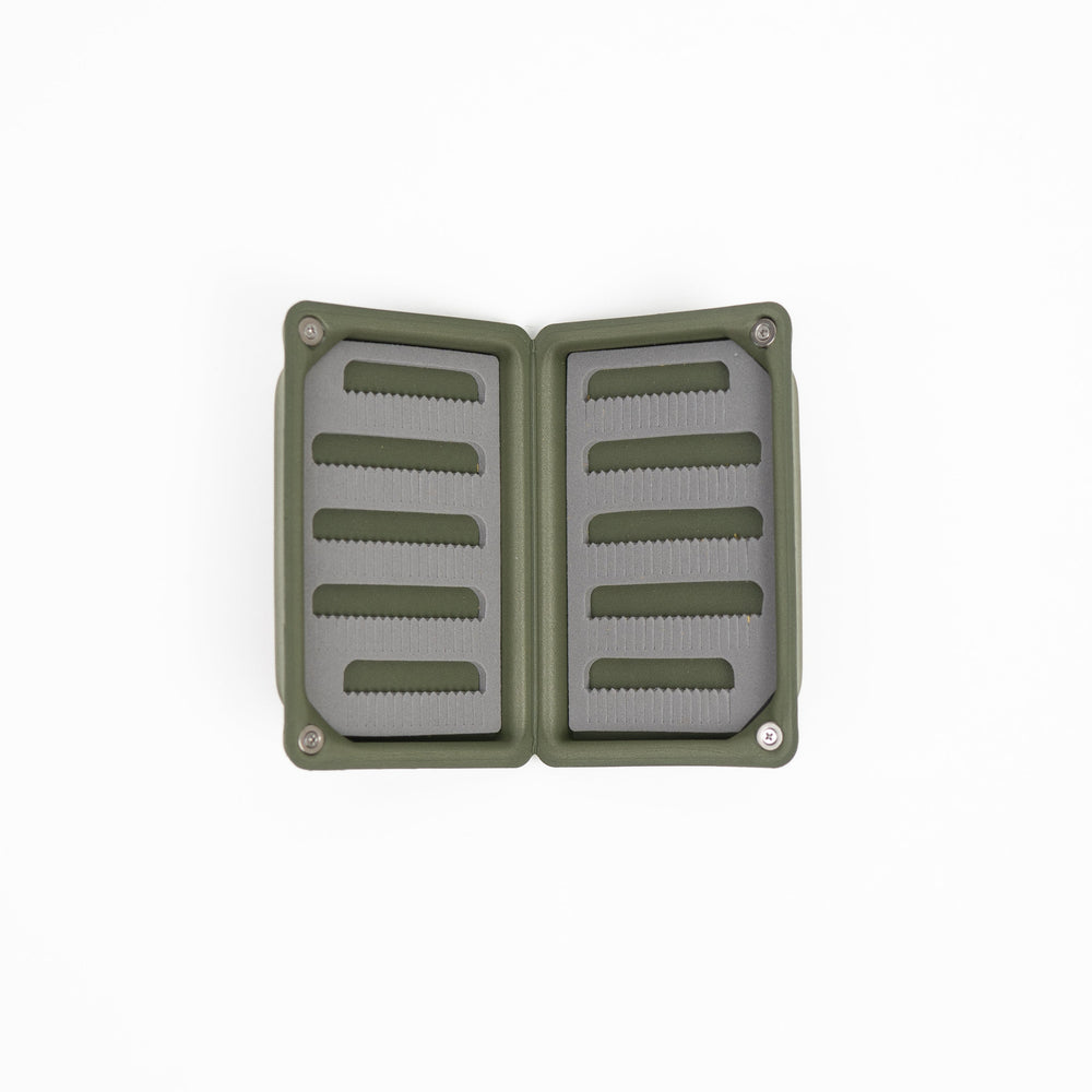 Tailwaters New Phase Standard Olive Green Eva Fly Box | Tailwaters Fly Fishing