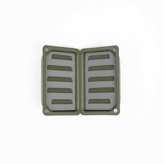 Tailwaters New Phase Standard Olive Green Eva Fly Box | Tailwaters Fly Fishing