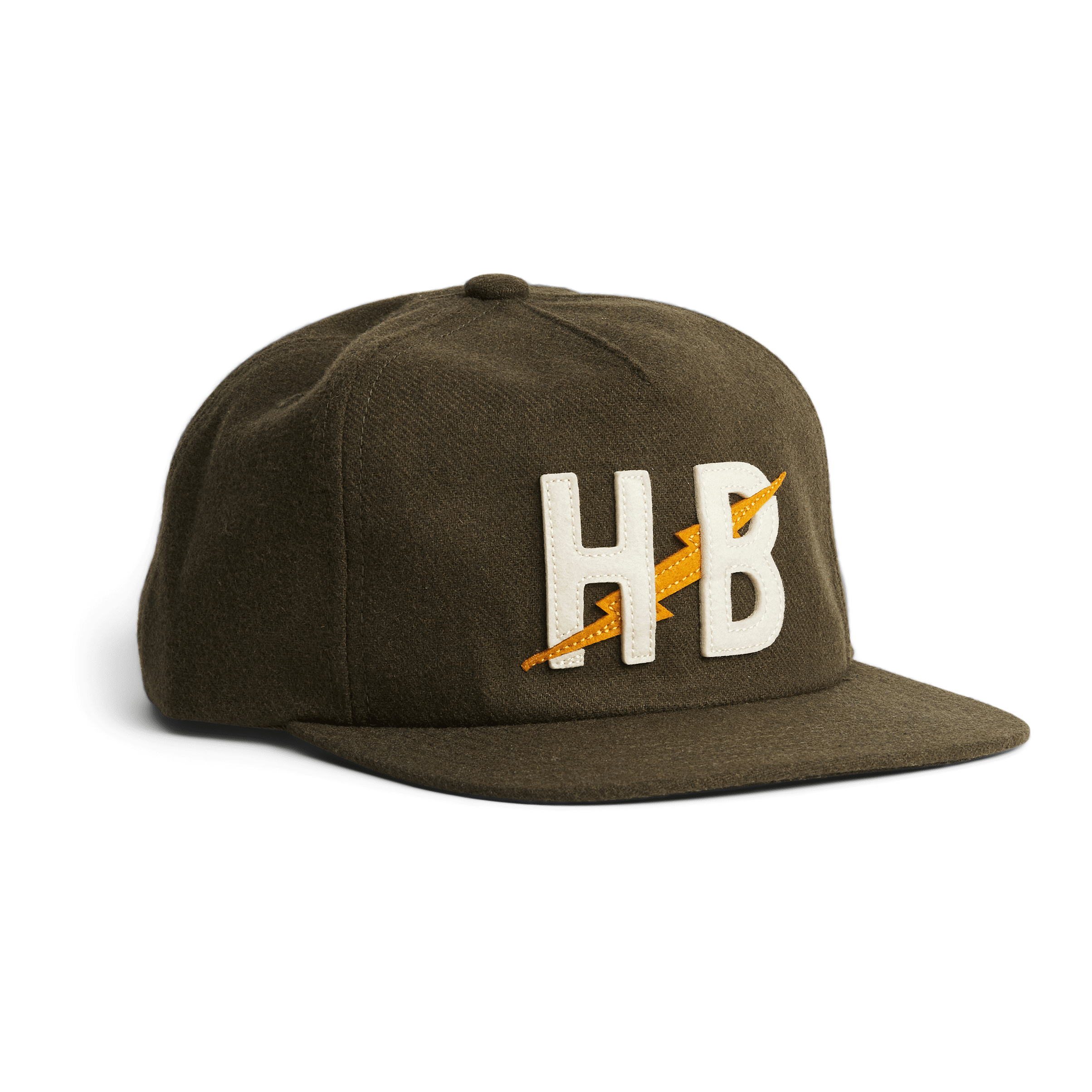 Howler Brothers Unstructured Snapback Hats  - Big HB : Dark Olive - SALE | Tailwaters Fly Fishing