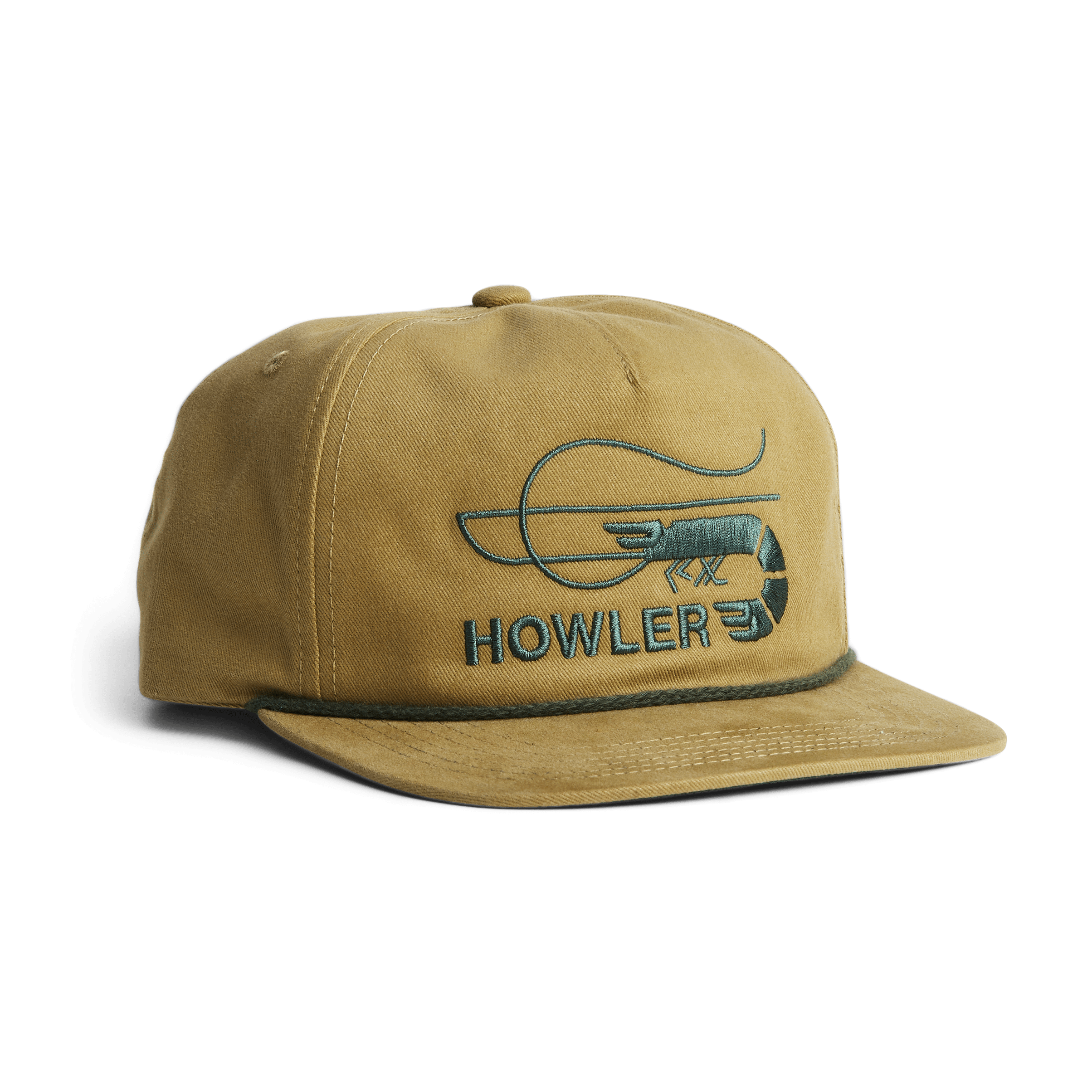 Howler Brothers Unstructured Snapback Hats  - Skrimp : British Khaki - SALE | Tailwaters Fly Fishing