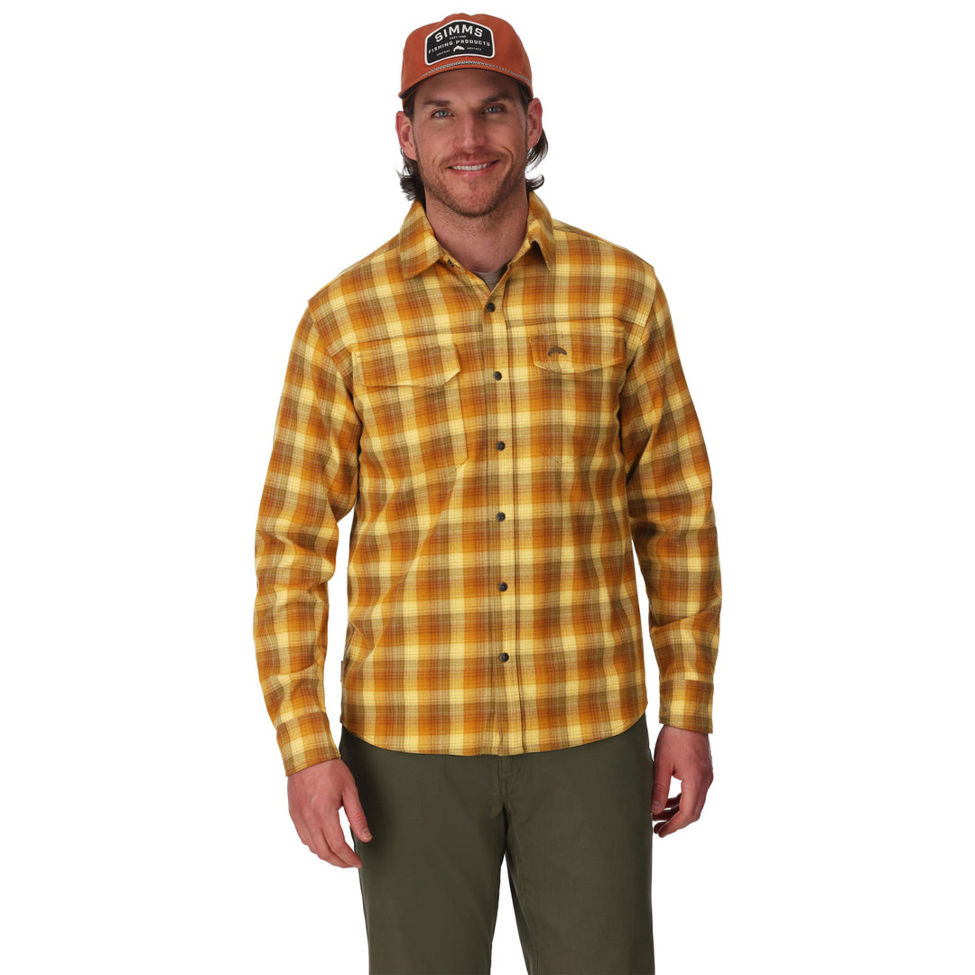 Simms Men's Gallatin Flannel LS Shirt | Tailwaters Fly Fishing