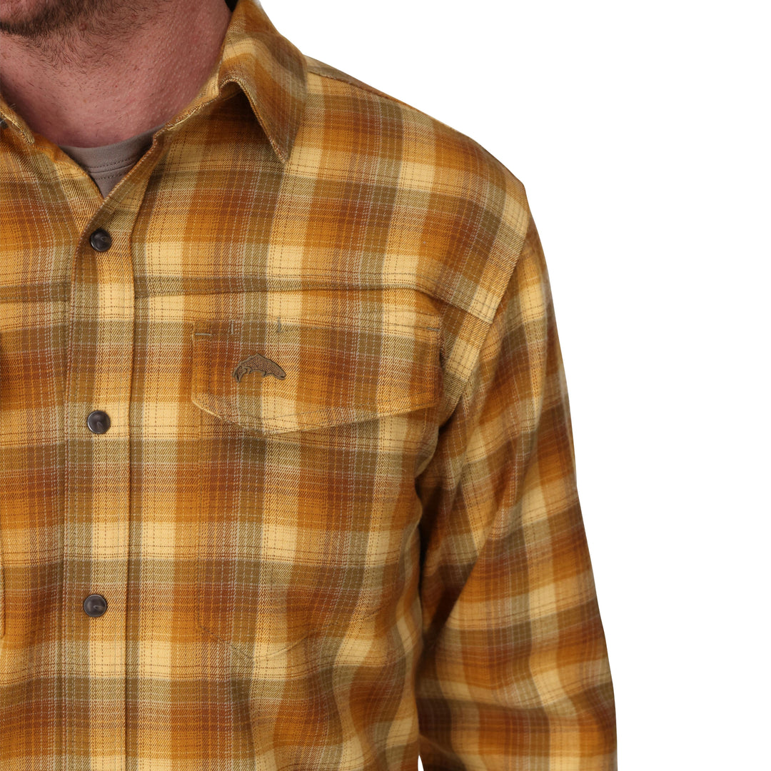Simms Men's Gallatin Flannel LS Shirt | Tailwaters Fly Fishing