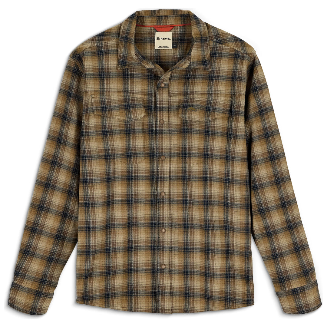 Simms Men's Gallatin Flannel LS Shirt | Tailwaters Fly Fishing