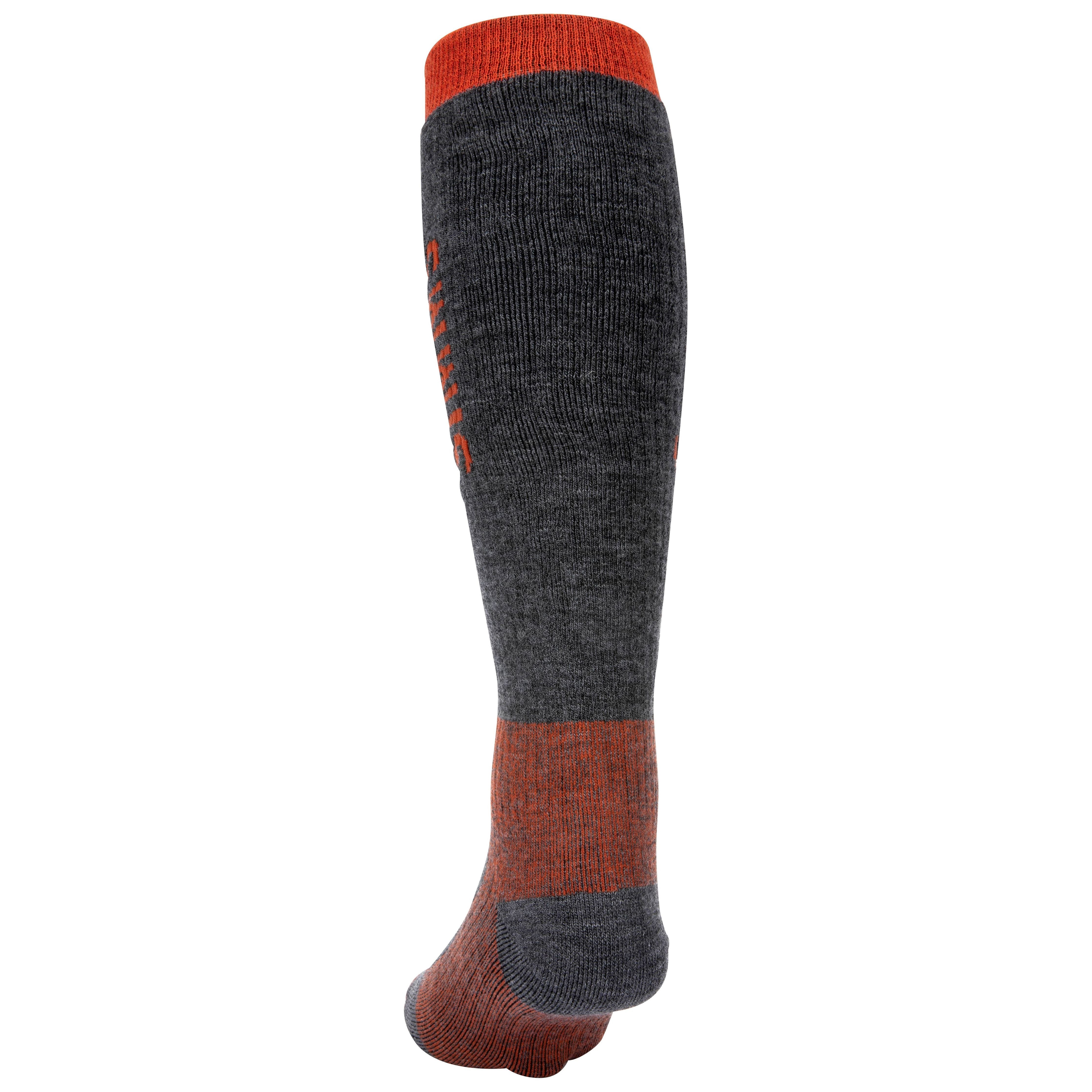 Simms Merino Midweight OTC Sock Carbon Image 02