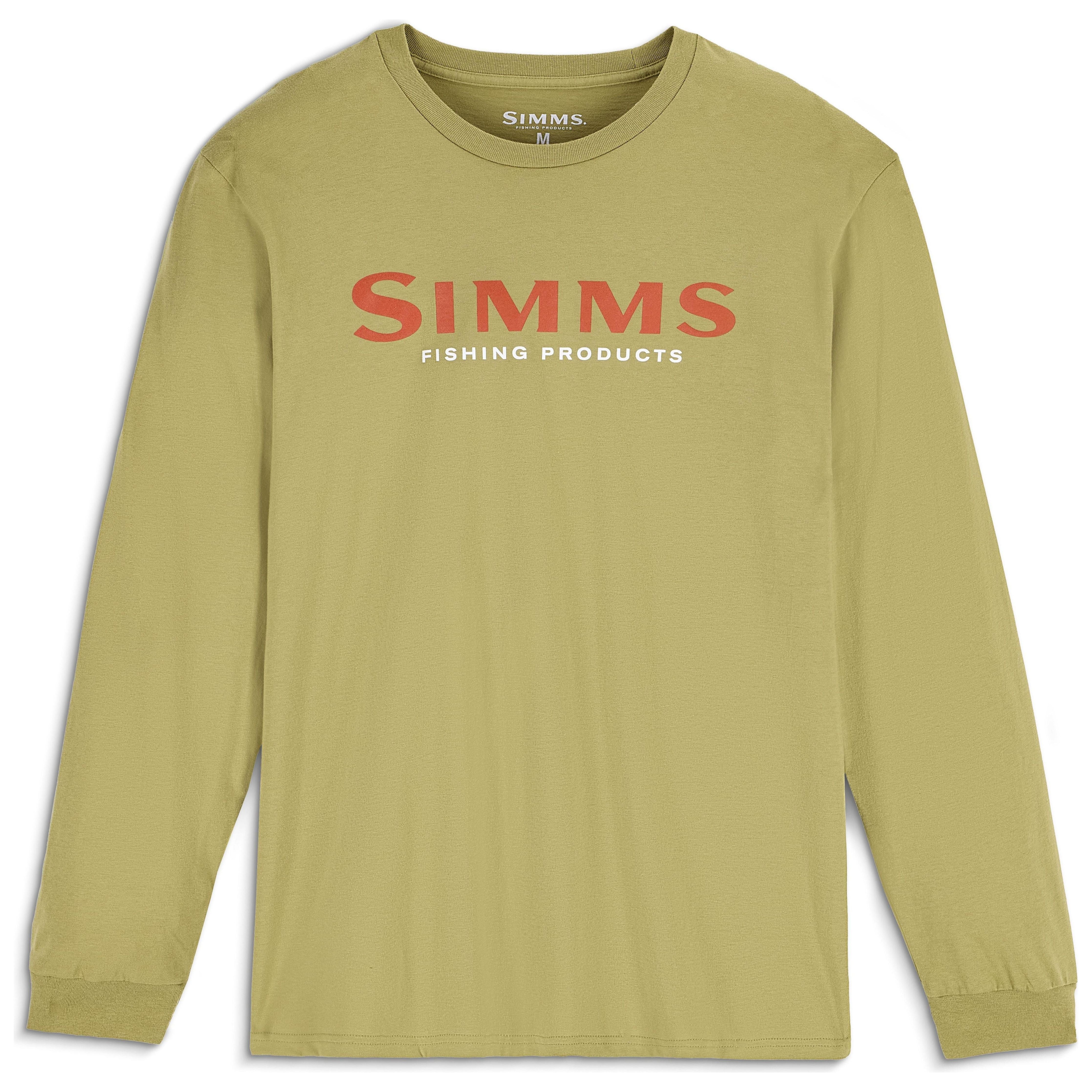 Simms Men's Logo LS T-Shirt | Tailwaters Fly Fishing