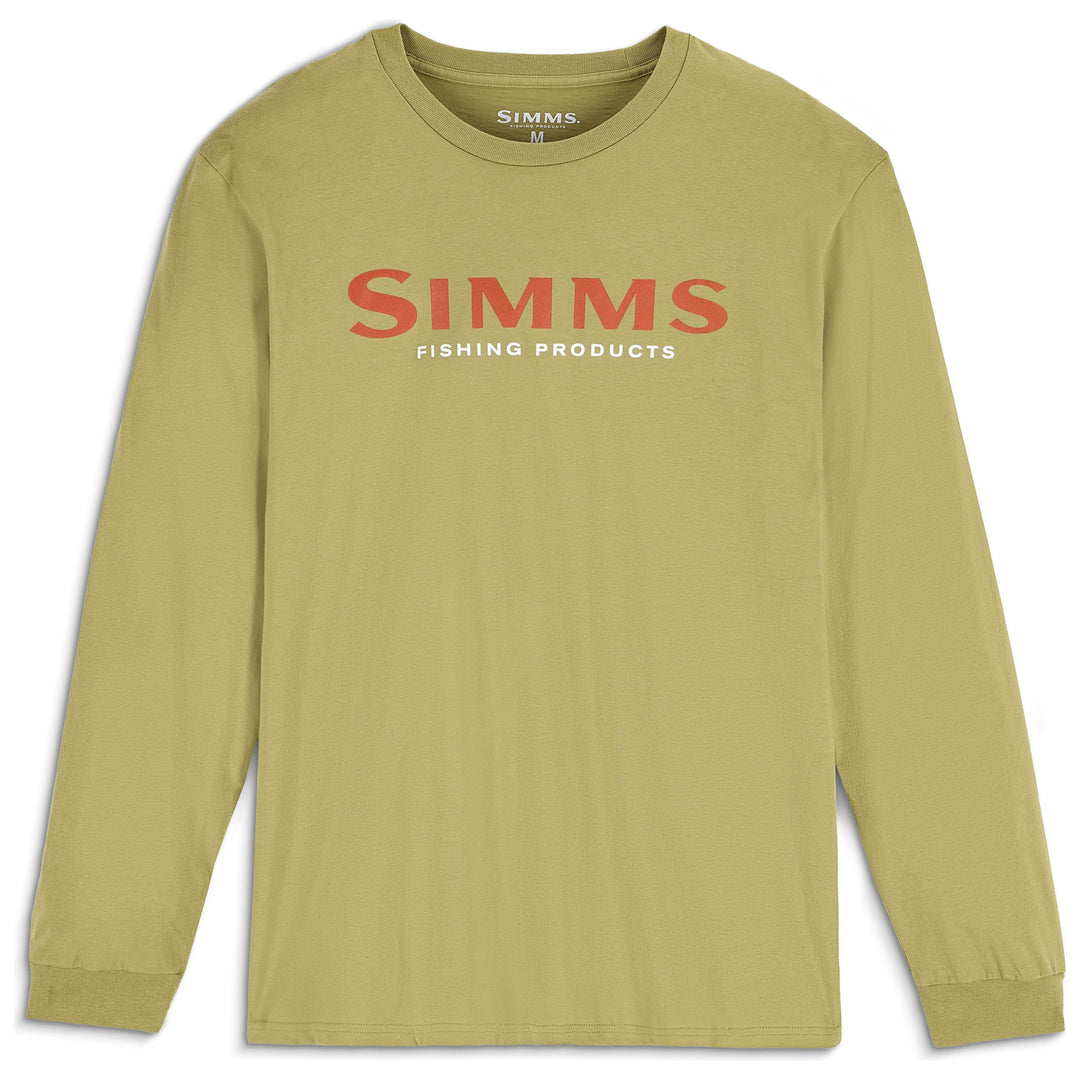 Simms Men's Logo LS T-Shirt | Tailwaters Fly Fishing