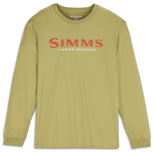 Simms Men's Logo LS T-Shirt | Tailwaters Fly Fishing