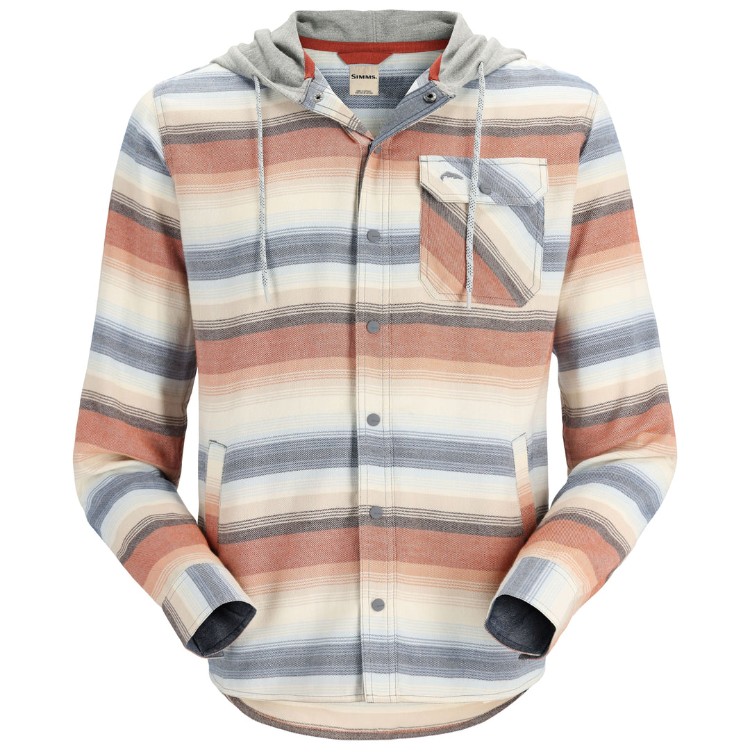Simms Men's Santee Flannel Hoody Sale | Tailwaters Fly Fishing