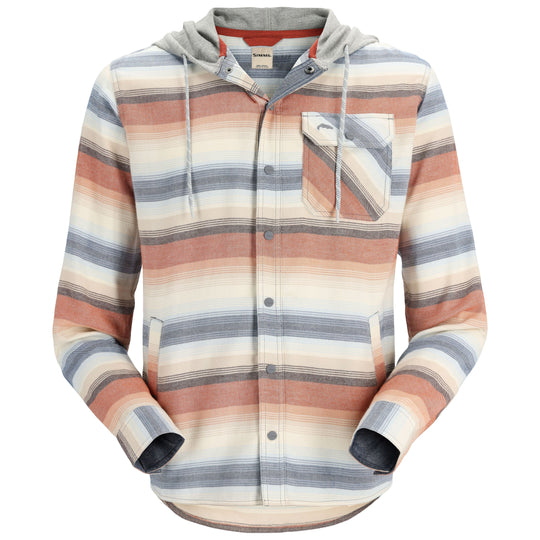 Simms Men's Santee Flannel Hoody Sale | Tailwaters Fly Fishing