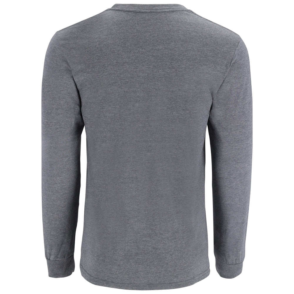Simms Men's Logo LS T-Shirt Athletic Heather Image 02