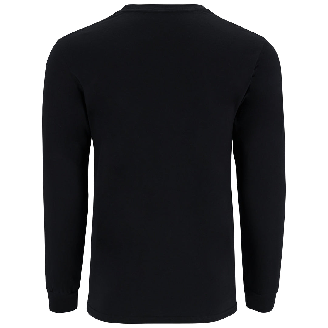 Simms Men's Logo LS T-Shirt Jet Black Image 02