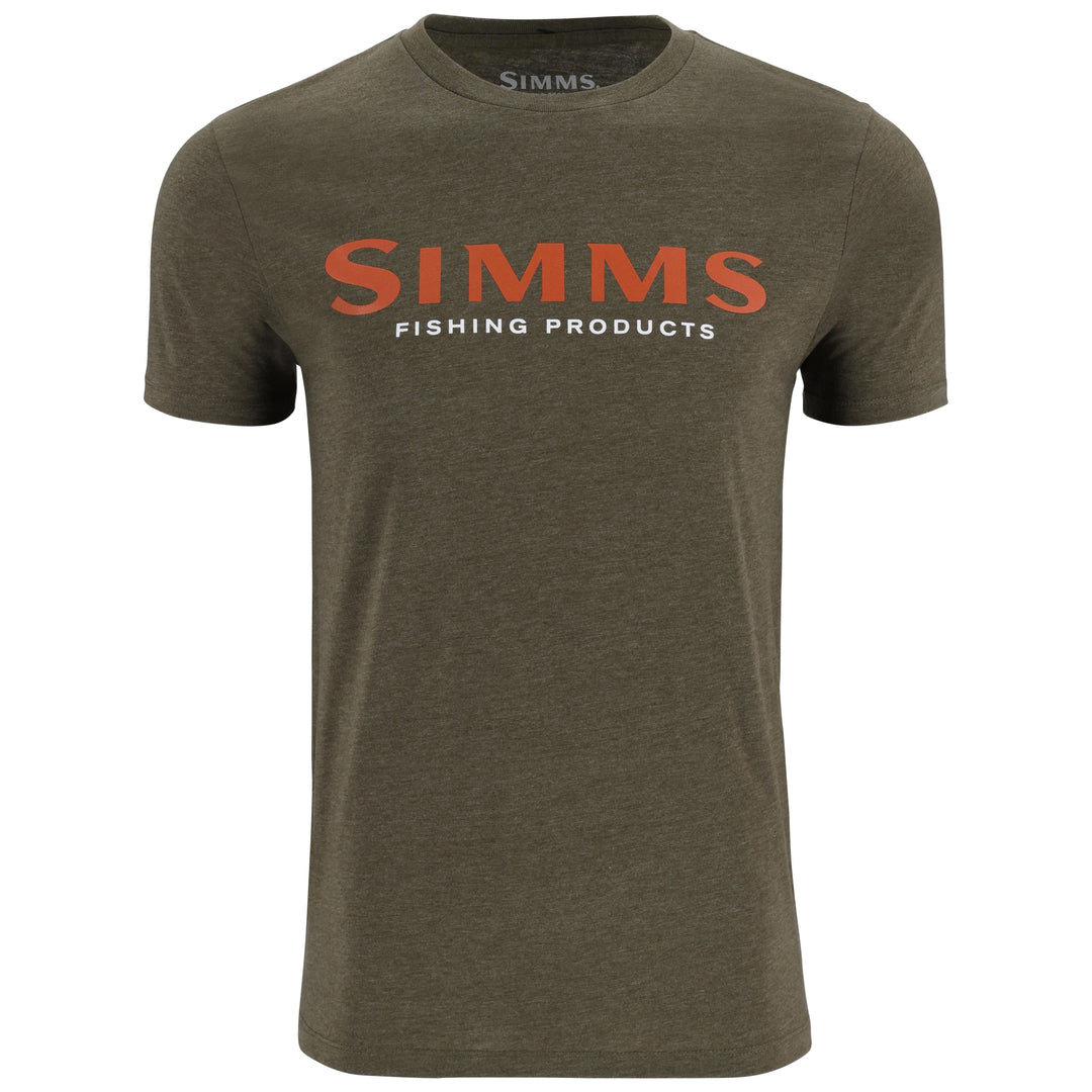 Simms Men's Logo T-Shirt Loden Heather Image 01