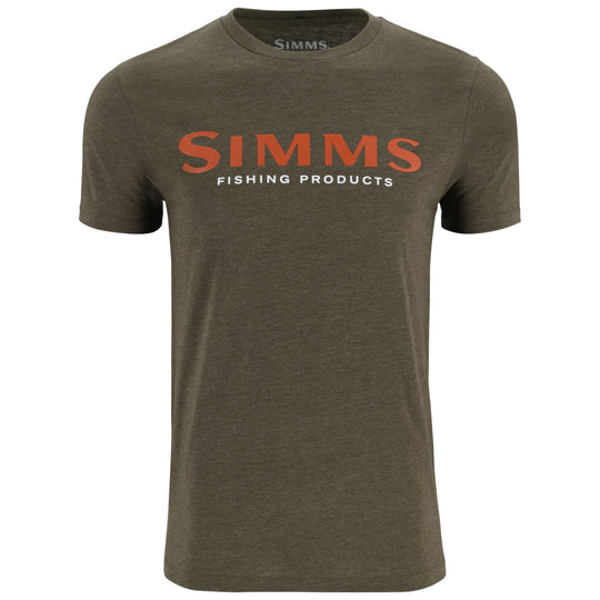 Simms Men's Logo T-Shirt Loden Heather Image 01