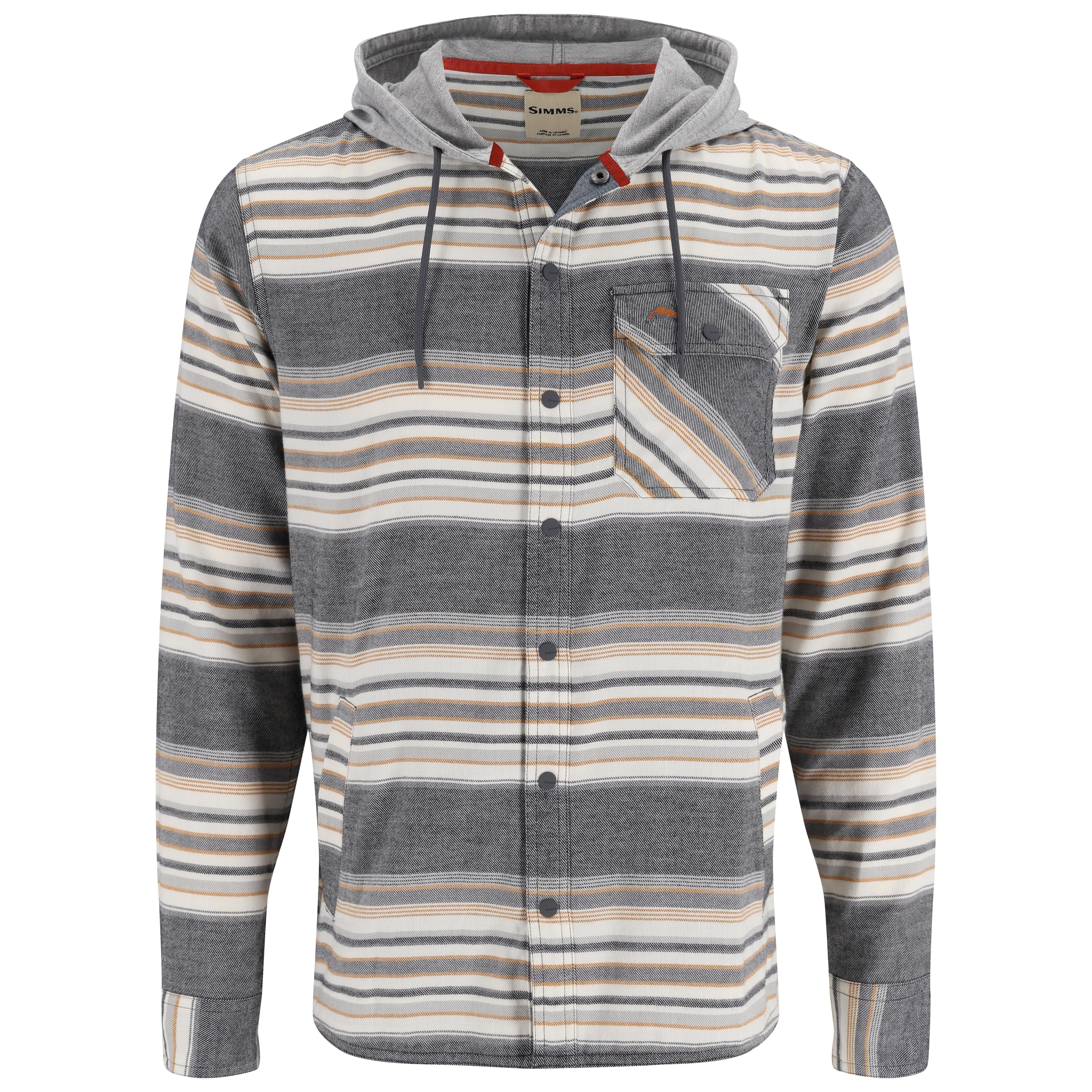 Simms Men's Santee Flannel Hoody Sale | Tailwaters Fly Fishing