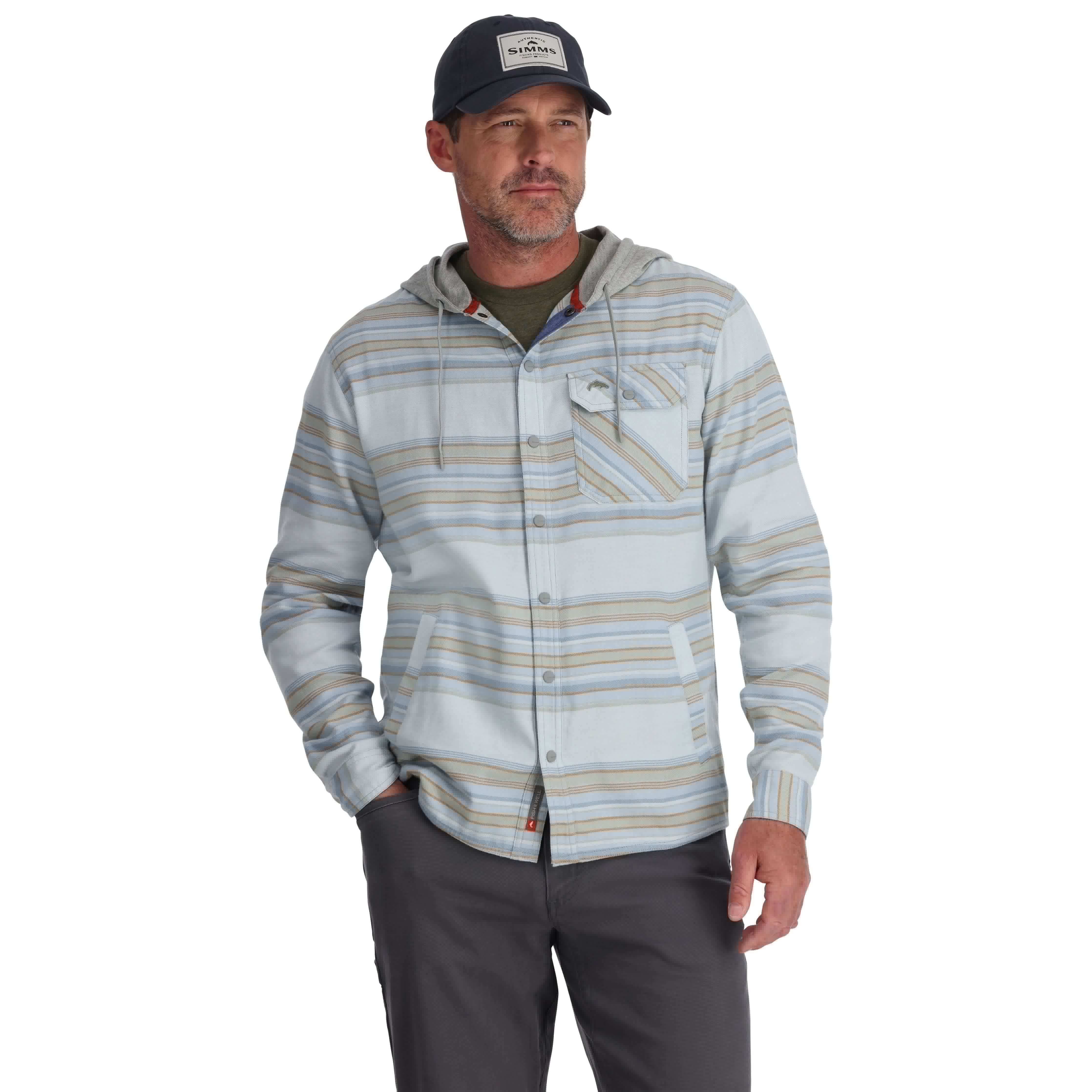 Simms Men's Santee Flannel Hoody | Tailwaters Fly Fishing