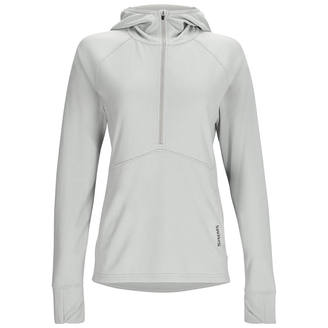 Simms Women's BugStopper Hoody Sterling Heather Image 01