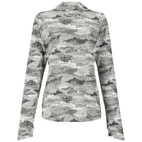 Simms Women's BugStopper SolarFlex Hoody Shroud Sterling Image 01