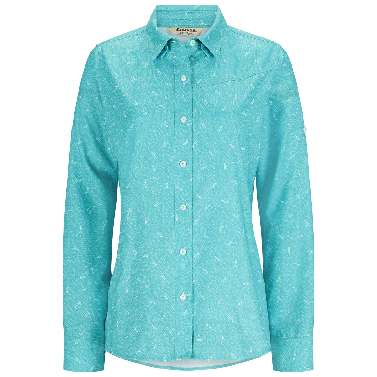 Simms Women's Isle Shirt - Sale, Dragonfly Gulf Blue