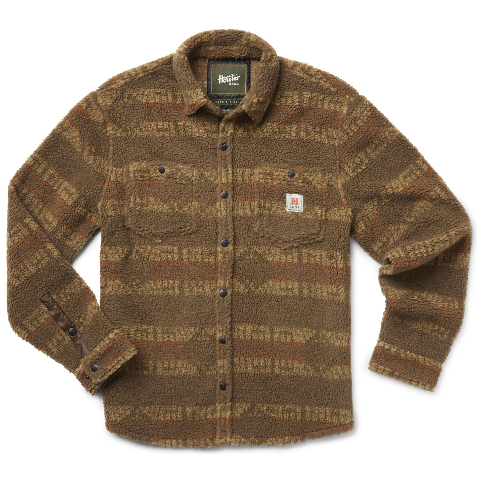 Howler Brothers Allegheny Fleece Overshirt Mescal Stripe : Earth Image 01