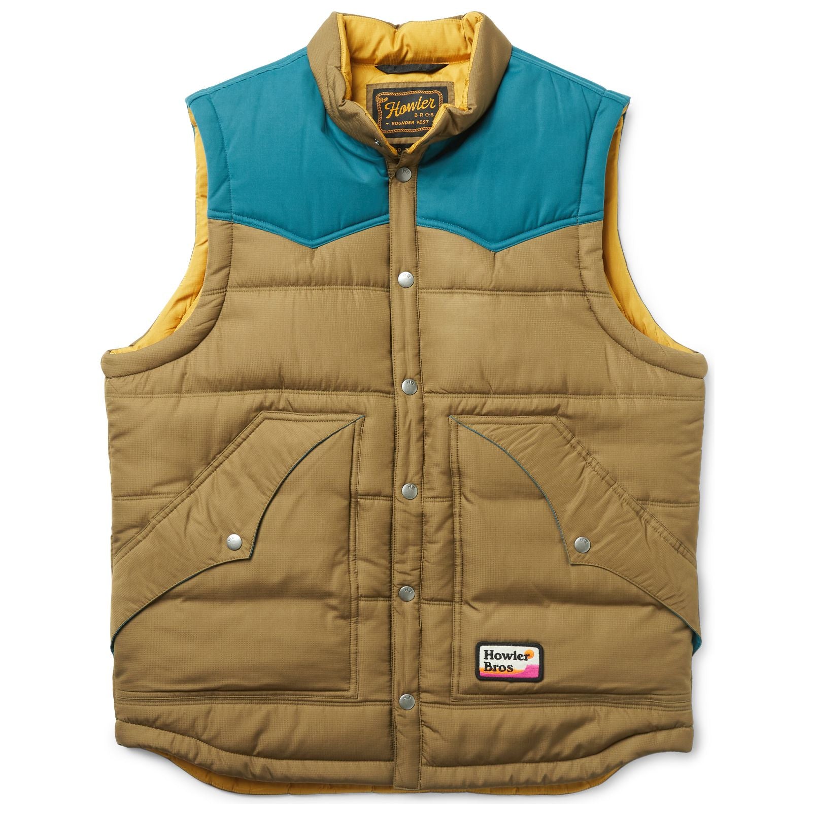 Howler Brothers Rounder Vest Capers / Dark Teal Image 01