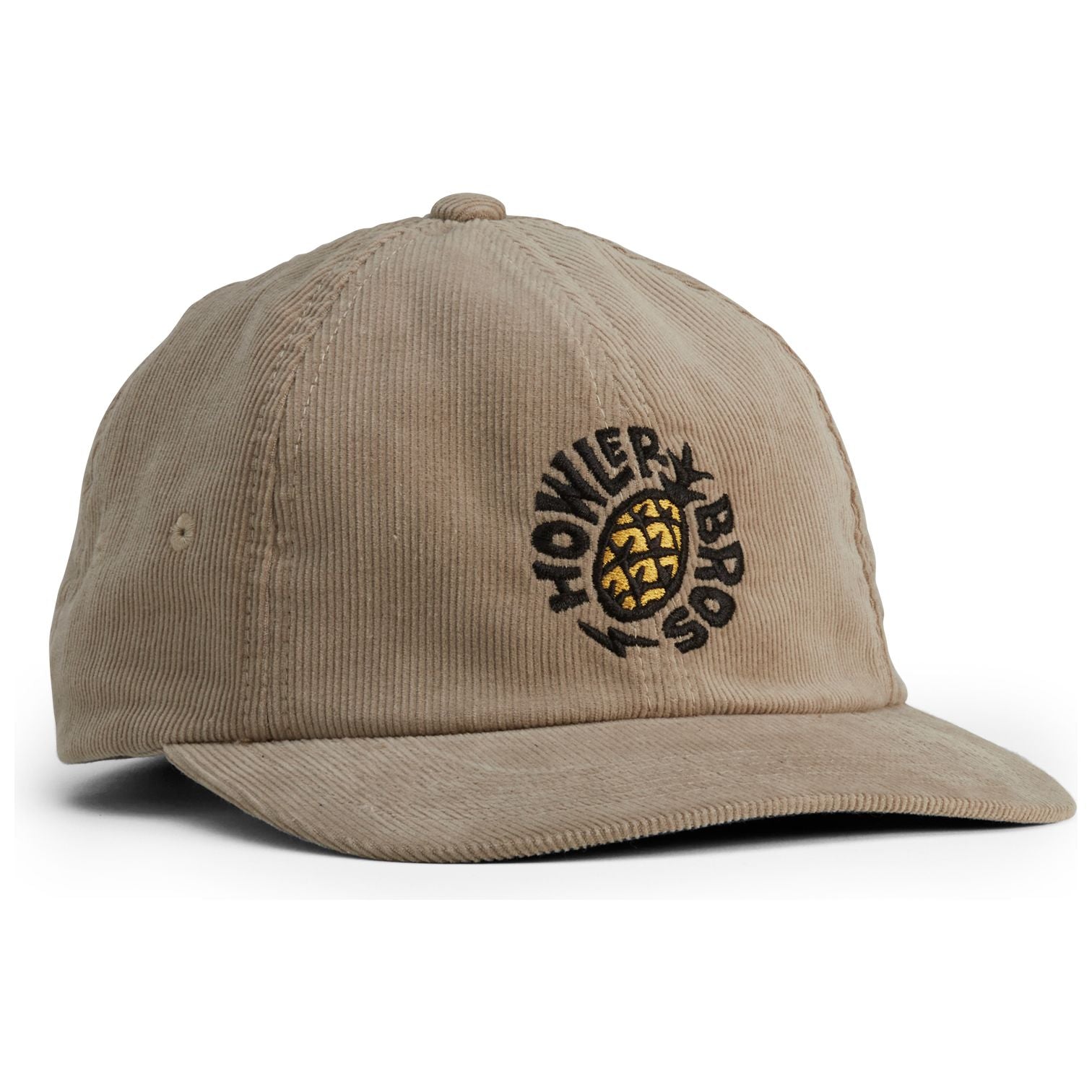 Howler Brothers Strapback Hats: Pineapple Badge : Wale Cord Image 01