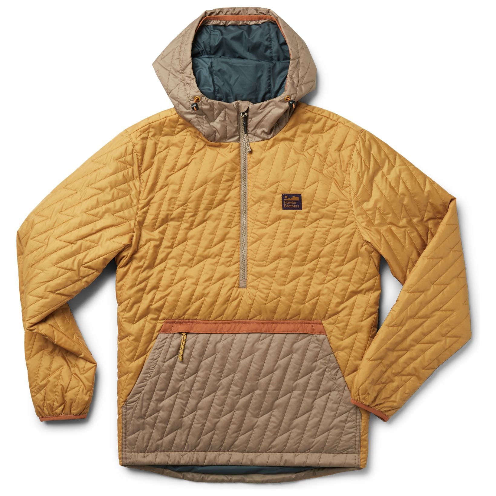 Howler Brothers Voltage Quilted Pullover Sun Refractions Image 01