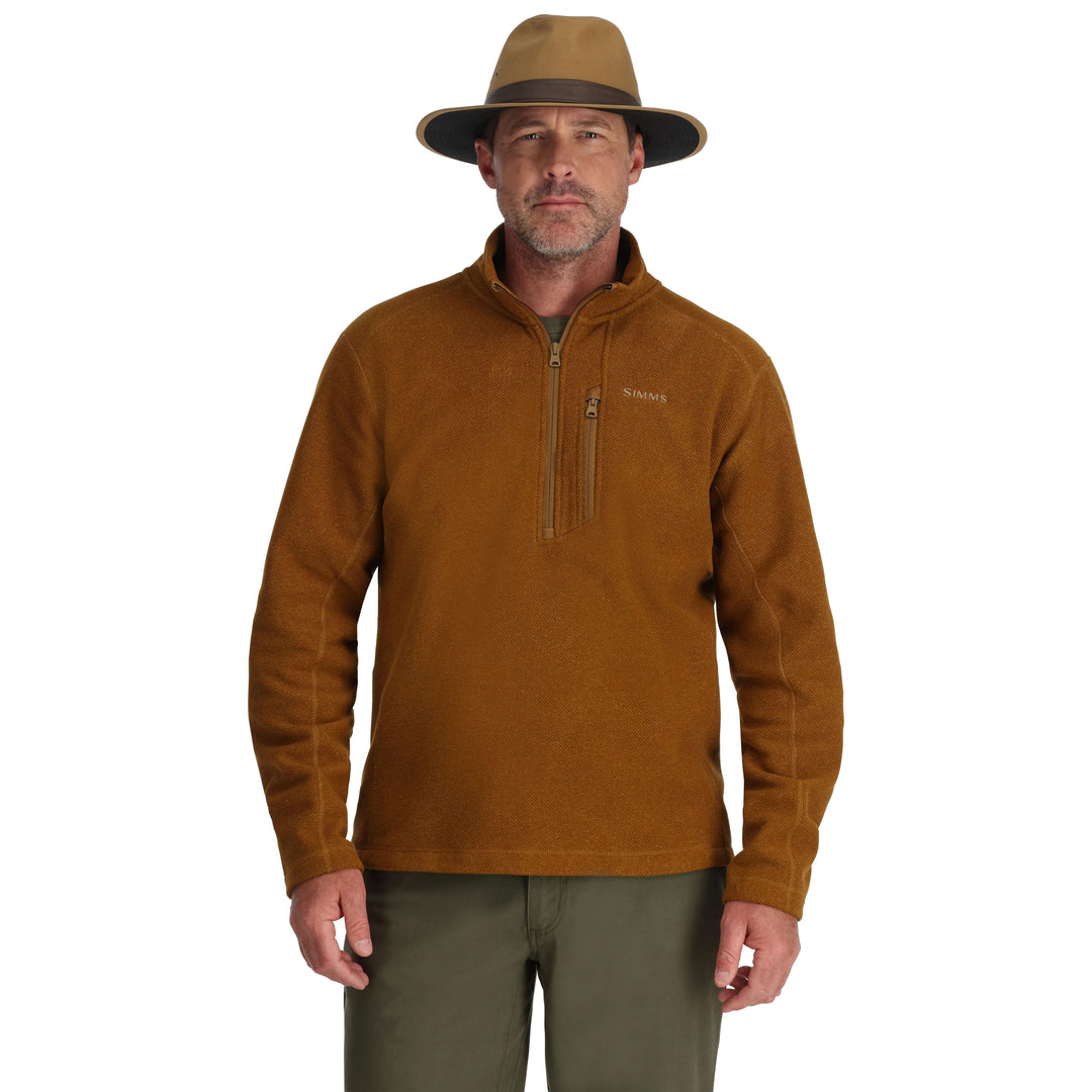 Simms Men's Rivershed-Half Zip | Tailwaters Fly Fishing