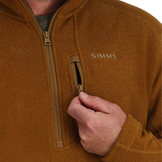 Simms Men's Rivershed-Half Zip | Tailwaters Fly Fishing