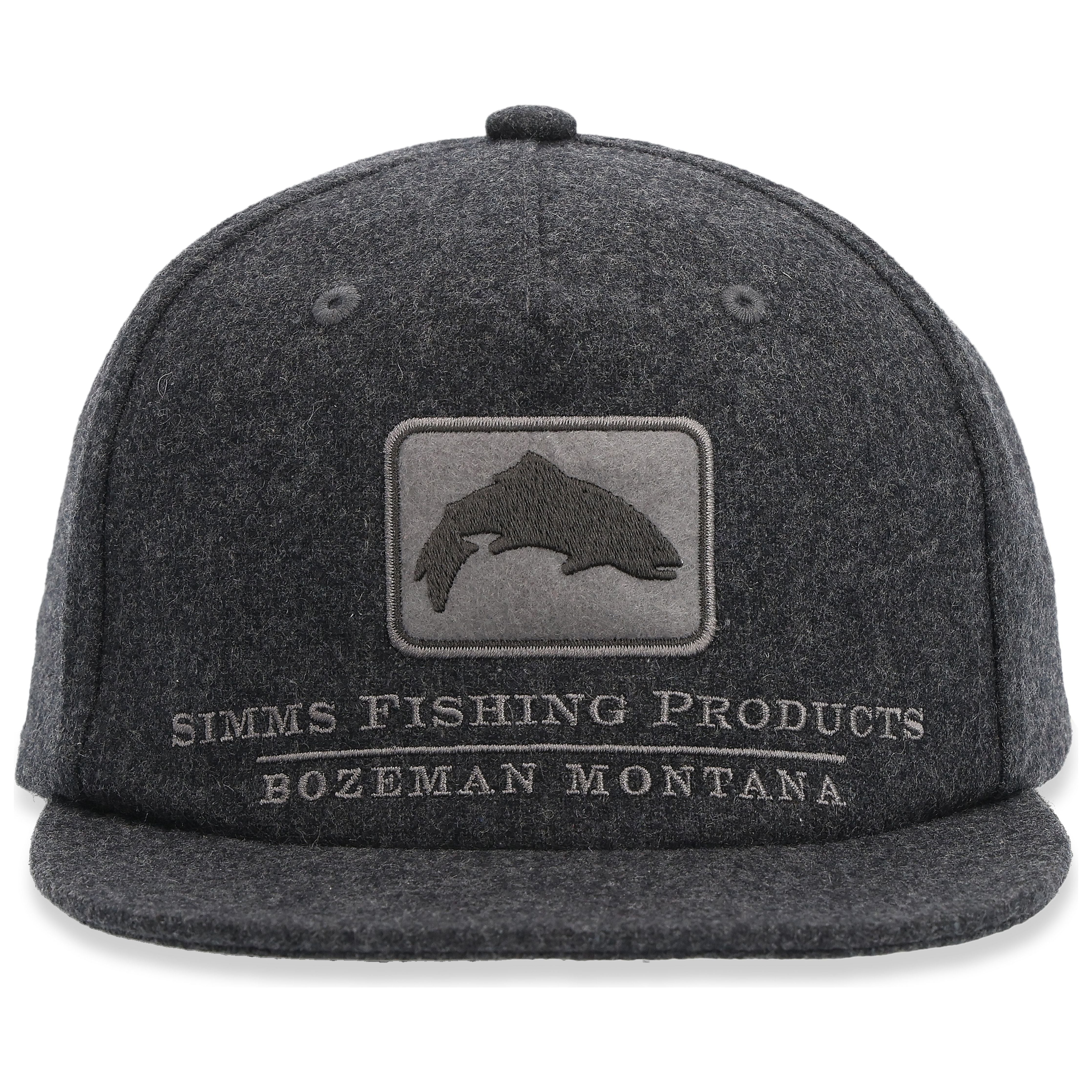Simms Wool Trout Icon Cap Graphite Image 01