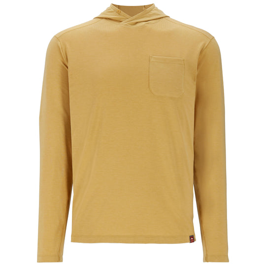 Simms Men's Glades Hoody Baltic Amber Heather Image 01