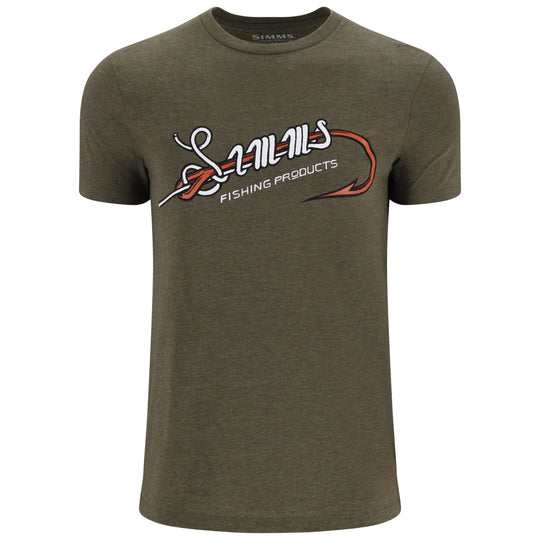 Simms Men's Hook & Loop T-Shirt Military Heather Image 01