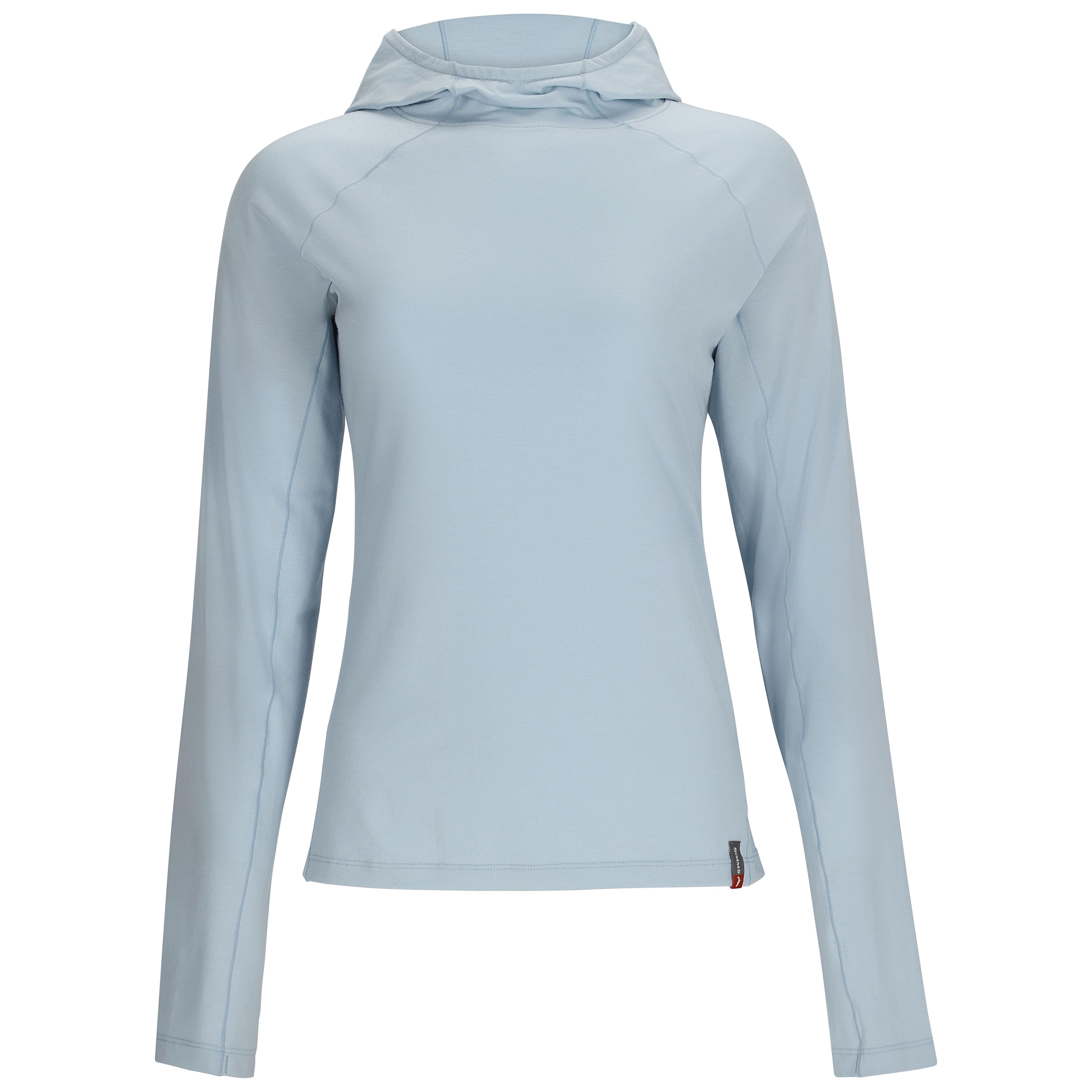 Simms Women's Glades Hoody Steel Blue Heather Image 01