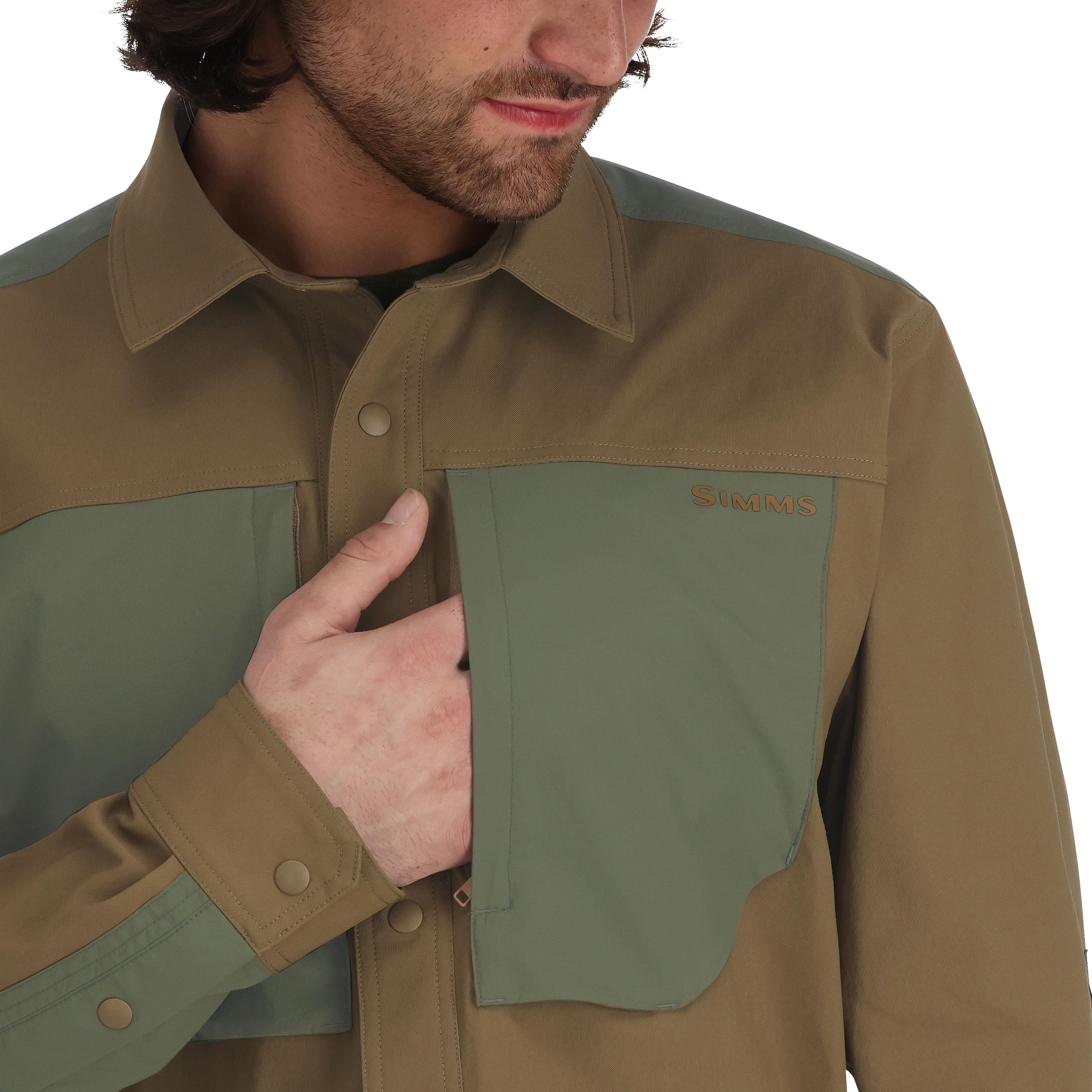 Simms Men's Confluence Shirt Driftwood / Loden Image 05